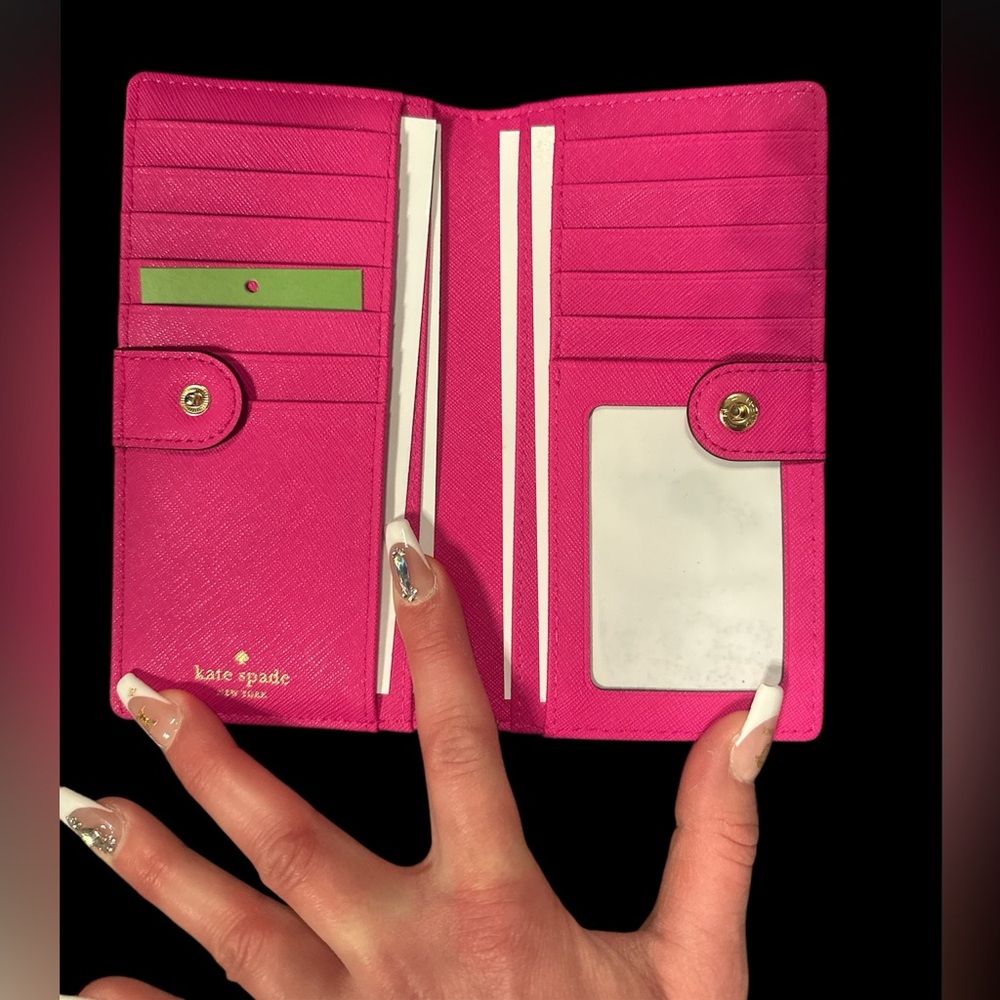 Kate Spade NWT pink wallet & wristlet DUO! - Picture 5 of 8